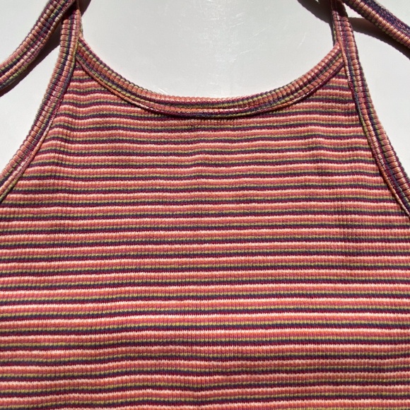 Gap Summer Halter Top Striped Cotton - Picture 3 of 10